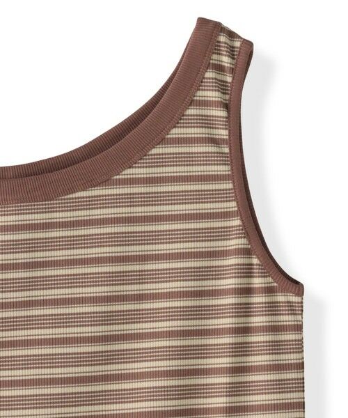 MAYSON GREY / メイソングレイ カットソー | ランダムボーダーアシンメトリーリブタンクトップ≪洗濯機で洗える≫ | 詳細30
