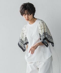 MAYSON GREY / メイソングレイ カットソー | スカーフスリーブプルオーバー≪洗濯機で洗える≫