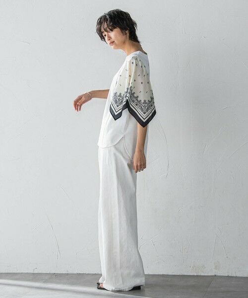 MAYSON GREY / メイソングレイ カットソー | スカーフスリーブプルオーバー≪洗濯機で洗える≫ | 詳細5