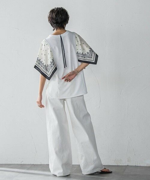 MAYSON GREY / メイソングレイ カットソー | スカーフスリーブプルオーバー≪洗濯機で洗える≫ | 詳細6