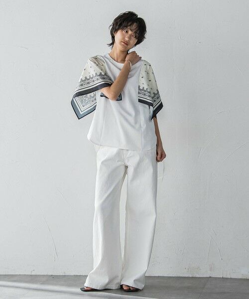 MAYSON GREY / メイソングレイ カットソー | スカーフスリーブプルオーバー≪洗濯機で洗える≫ | 詳細8