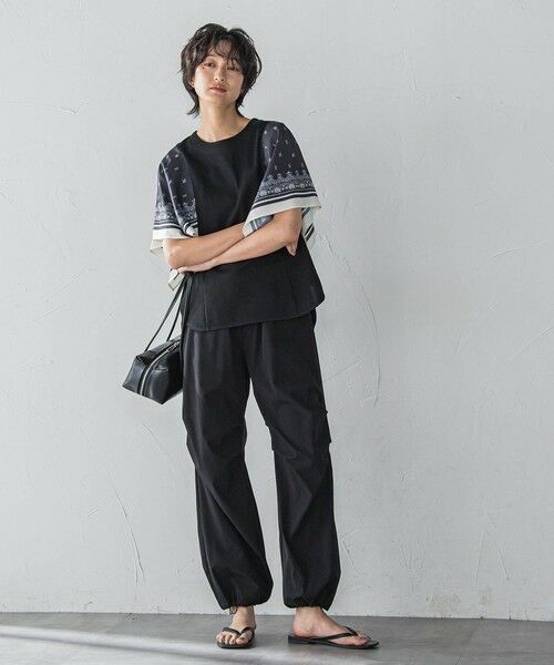 MAYSON GREY / メイソングレイ カットソー | スカーフスリーブプルオーバー≪洗濯機で洗える≫ | 詳細13