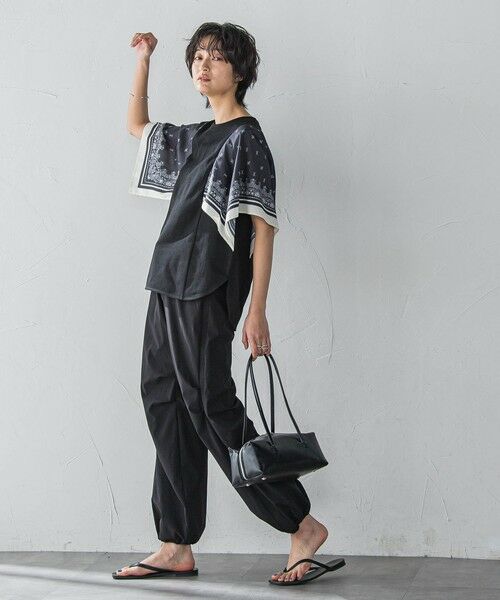 MAYSON GREY / メイソングレイ カットソー | スカーフスリーブプルオーバー≪洗濯機で洗える≫ | 詳細14