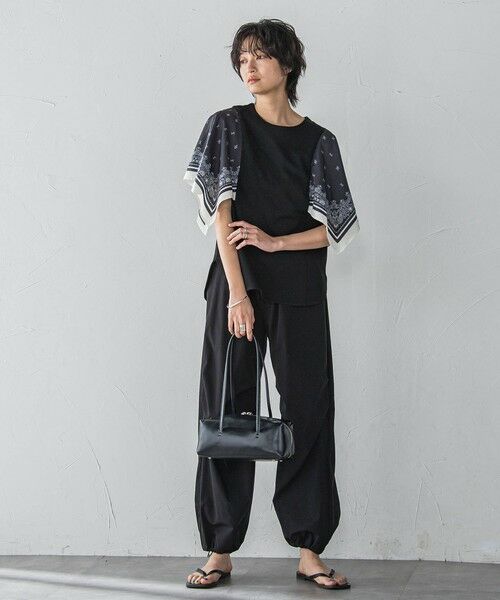 MAYSON GREY / メイソングレイ カットソー | スカーフスリーブプルオーバー≪洗濯機で洗える≫ | 詳細15