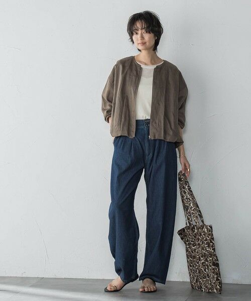 MAYSON GREY / メイソングレイ カットソー | マクロチュール5分袖プルオーバー≪手洗い可能≫ | 詳細6