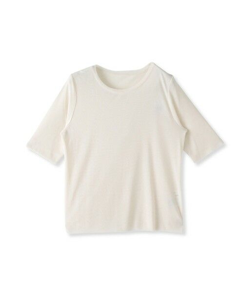 MAYSON GREY / メイソングレイ カットソー | マクロチュール5分袖プルオーバー≪手洗い可能≫ | 詳細7