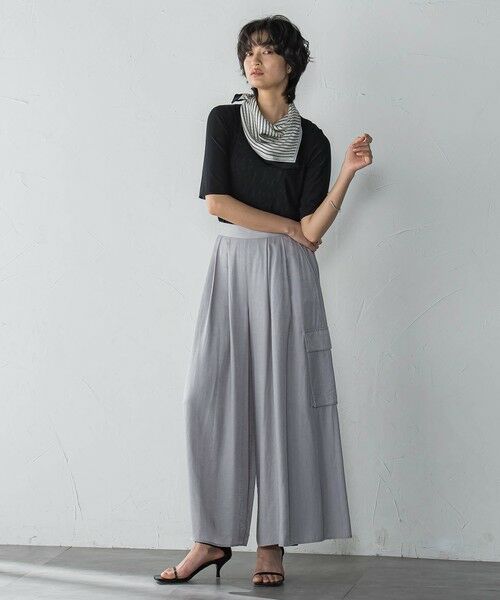 MAYSON GREY / メイソングレイ カットソー | マクロチュール5分袖プルオーバー≪手洗い可能≫ | 詳細12