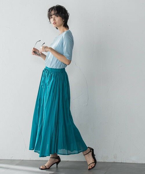 MAYSON GREY / メイソングレイ カットソー | マクロチュール5分袖プルオーバー≪手洗い可能≫ | 詳細22