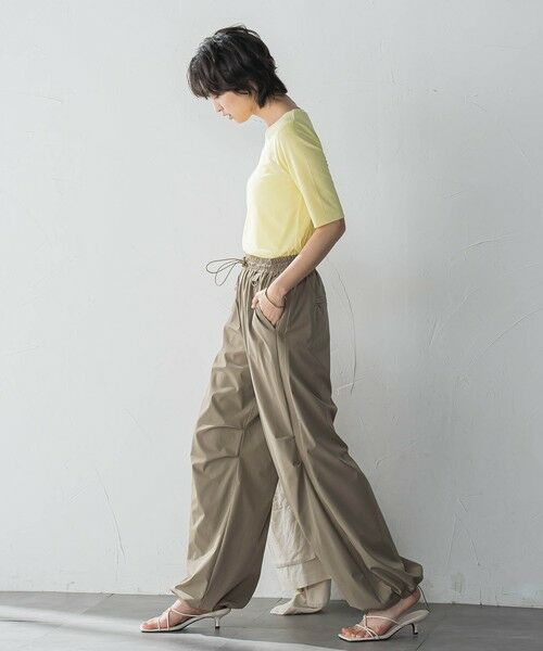 MAYSON GREY / メイソングレイ カットソー | マクロチュール5分袖プルオーバー≪手洗い可能≫ | 詳細30