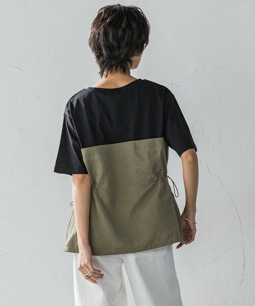 MAYSON GREY / メイソングレイ カットソー | 【WEB限定】サイドドロストドッキングプルオーバー≪洗濯機で洗える≫ | 詳細3