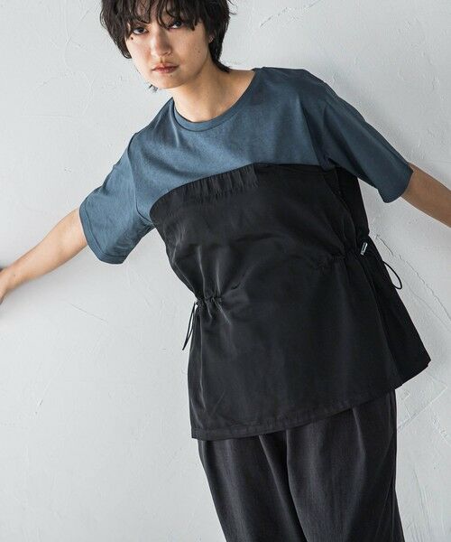 MAYSON GREY / メイソングレイ カットソー | 【WEB限定】サイドドロストドッキングプルオーバー≪洗濯機で洗える≫ | 詳細11