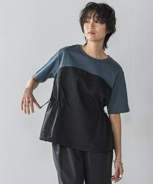 MAYSON GREY / メイソングレイ カットソー | 【WEB限定】サイドドロストドッキングプルオーバー≪洗濯機で洗える≫ | 詳細10