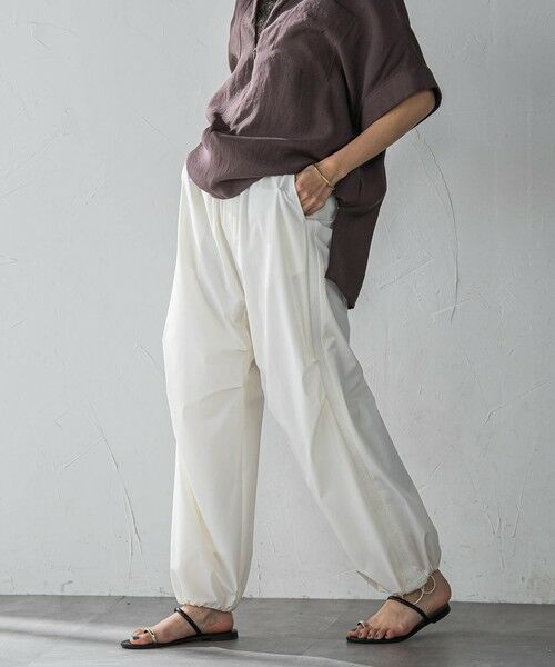 セール】 撥水サイドラインパラシュートパンツ≪手洗い可能