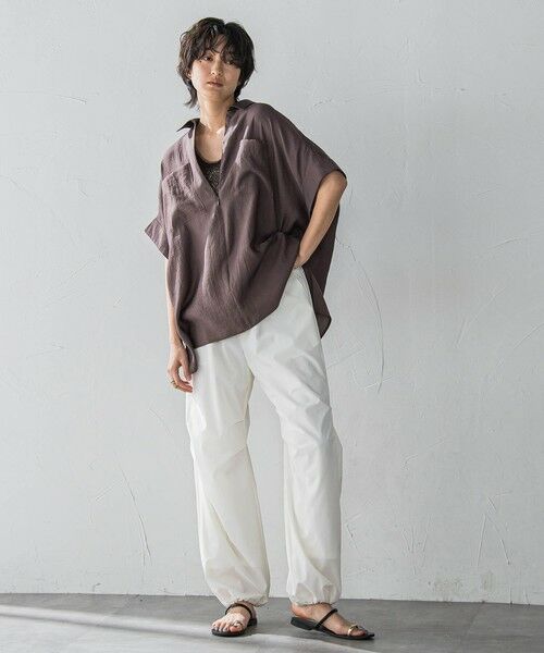 MAYSON GREY / メイソングレイ その他パンツ | 撥水サイドラインパラシュートパンツ≪手洗い可能≫ | 詳細4