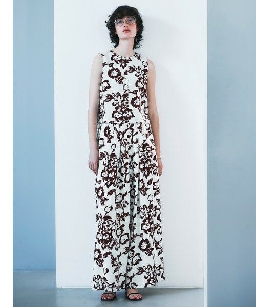 MAYSON GREY / メイソングレイ その他パンツ | フラワープリントリラックスタックワイドパンツ | 詳細3