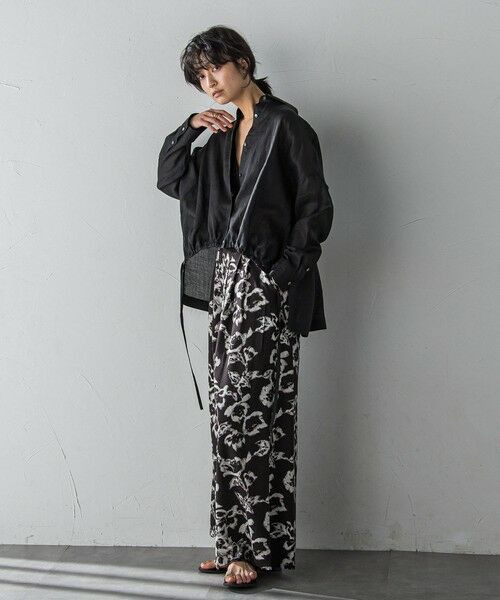 MAYSON GREY / メイソングレイ その他パンツ | フラワープリントリラックスタックワイドパンツ | 詳細23