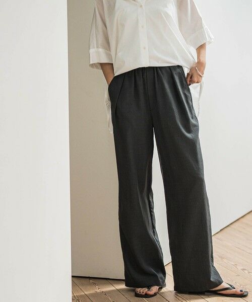 MAYSON GREY / メイソングレイ その他パンツ | 【新色追加】イージーワイドパンツ≪手洗い可能 / セットアップ対応≫ | 詳細1