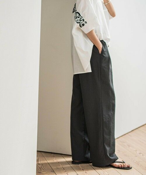 MAYSON GREY / メイソングレイ その他パンツ | 【新色追加】イージーワイドパンツ≪手洗い可能 / セットアップ対応≫ | 詳細2