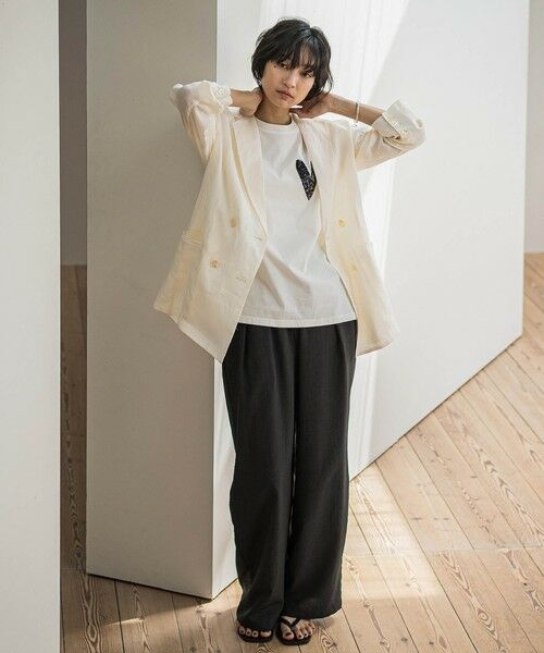 MAYSON GREY / メイソングレイ その他パンツ | 【新色追加】イージーワイドパンツ≪手洗い可能 / セットアップ対応≫ | 詳細9