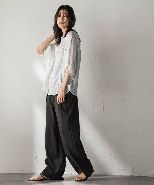 MAYSON GREY / メイソングレイ その他パンツ | 【新色追加】イージーワイドパンツ≪手洗い可能 / セットアップ対応≫ | 詳細23