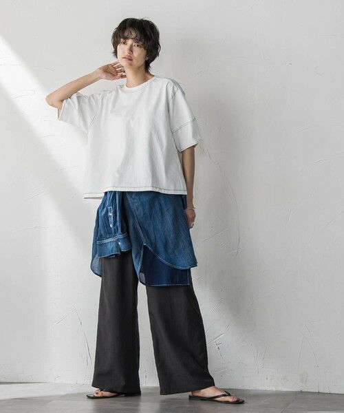 MAYSON GREY / メイソングレイ その他パンツ | 【新色追加】イージーワイドパンツ≪手洗い可能 / セットアップ対応≫ | 詳細24