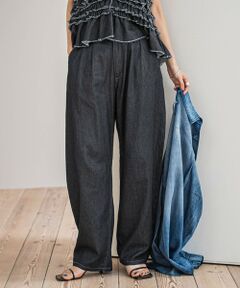 MAYSON GREY / メイソングレイ その他パンツ | デニムリラックスカーブパンツ≪洗濯機で洗える≫
