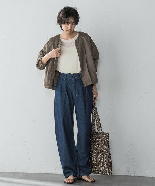 MAYSON GREY / メイソングレイ その他パンツ | デニムリラックスカーブパンツ≪洗濯機で洗える≫ | 詳細17