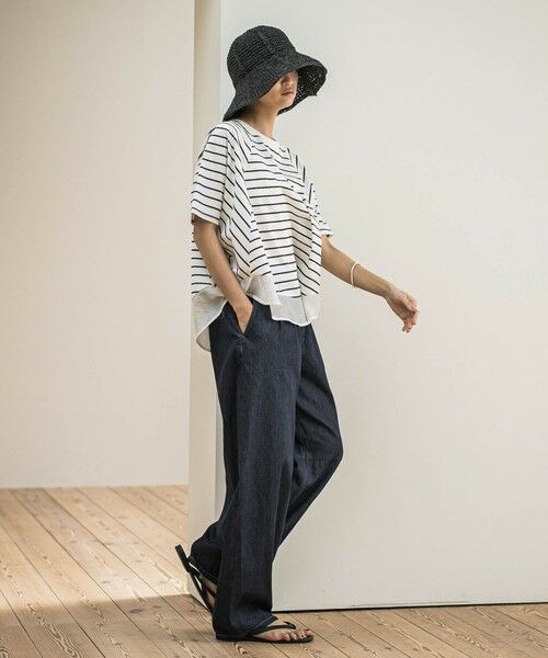 MAYSON GREY / メイソングレイ その他パンツ | デニムリラックスカーブパンツ≪洗濯機で洗える≫ | 詳細21