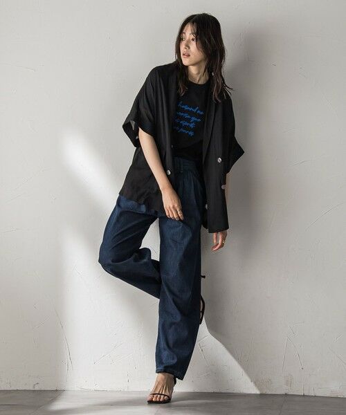 MAYSON GREY / メイソングレイ その他パンツ | デニムリラックスカーブパンツ≪洗濯機で洗える≫ | 詳細22