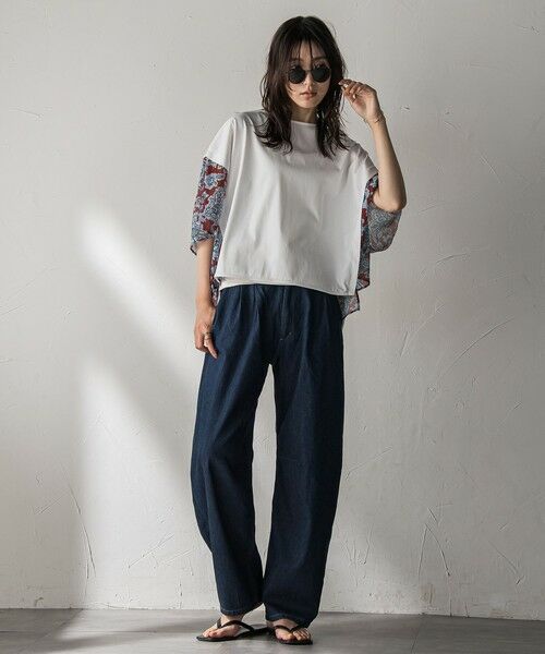 MAYSON GREY / メイソングレイ その他パンツ | デニムリラックスカーブパンツ≪洗濯機で洗える≫ | 詳細24