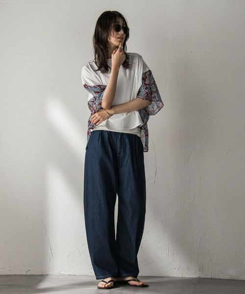 MAYSON GREY / メイソングレイ その他パンツ | デニムリラックスカーブパンツ≪洗濯機で洗える≫ | 詳細25