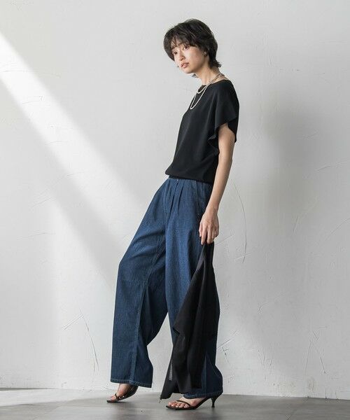 MAYSON GREY / メイソングレイ その他パンツ | デニムリラックスカーブパンツ≪洗濯機で洗える≫ | 詳細26