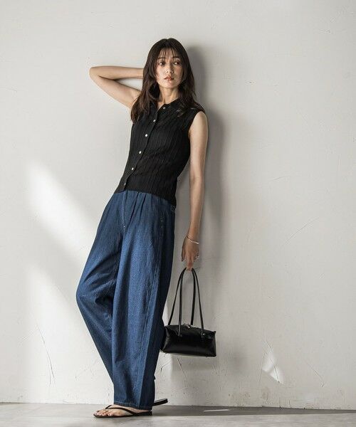 MAYSON GREY / メイソングレイ その他パンツ | デニムリラックスカーブパンツ≪洗濯機で洗える≫ | 詳細30