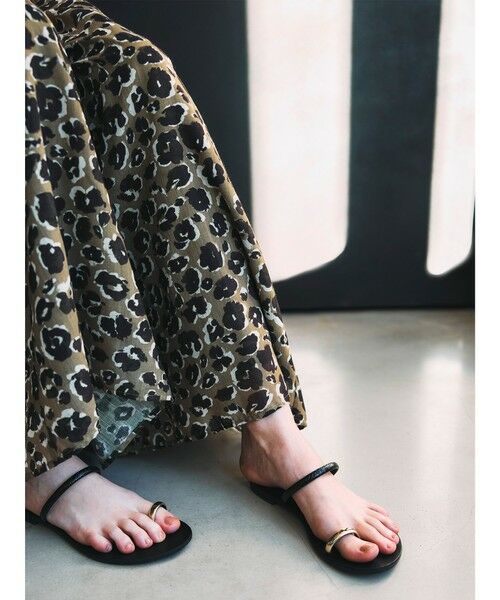 MAYSON GREY / メイソングレイ その他パンツ | レオパード柄タックボリュームキュロットパンツ≪手洗い可能≫ | 詳細17