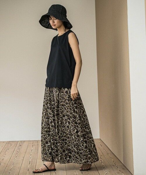 MAYSON GREY / メイソングレイ その他パンツ | レオパード柄タックボリュームキュロットパンツ≪手洗い可能≫ | 詳細6