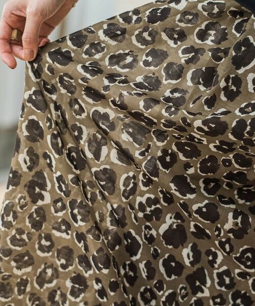 MAYSON GREY / メイソングレイ その他パンツ | レオパード柄タックボリュームキュロットパンツ≪手洗い可能≫ | 詳細8