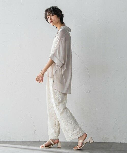 MAYSON GREY / メイソングレイ その他パンツ | 【WEB限定】パッチワーク風レースリラックスワイドパンツ≪手洗い可能≫ | 詳細6