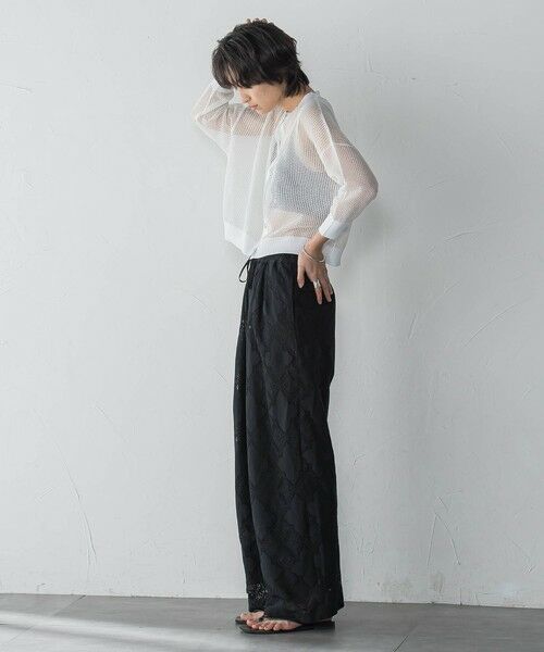 MAYSON GREY / メイソングレイ その他パンツ | 【WEB限定】パッチワーク風レースリラックスワイドパンツ≪手洗い可能≫ | 詳細16