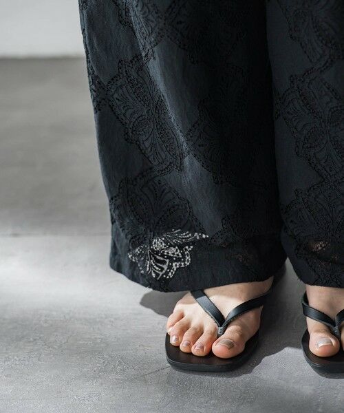 MAYSON GREY / メイソングレイ その他パンツ | 【WEB限定】パッチワーク風レースリラックスワイドパンツ≪手洗い可能≫ | 詳細20