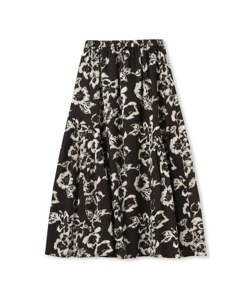 MAYSON GREY / メイソングレイ ミニ・ひざ丈スカート | フラワープリントリラックスサイドギャザーフレアスカート | 詳細14