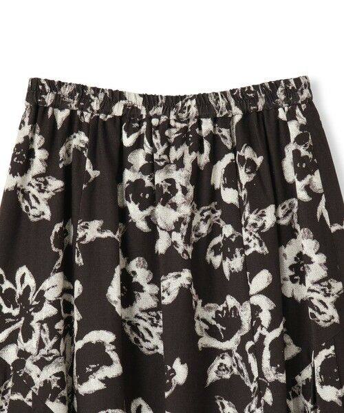 MAYSON GREY / メイソングレイ ミニ・ひざ丈スカート | フラワープリントリラックスサイドギャザーフレアスカート | 詳細15