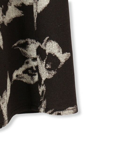 MAYSON GREY / メイソングレイ ミニ・ひざ丈スカート | フラワープリントリラックスサイドギャザーフレアスカート | 詳細16