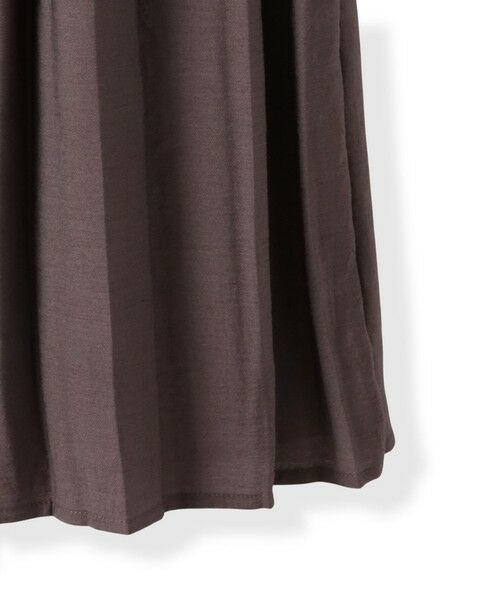 MAYSON GREY / メイソングレイ ミニ・ひざ丈スカート | ラフィーネクロスランダム消しプリーツスカート≪手洗い可能 / セットアップ対応≫ | 詳細26