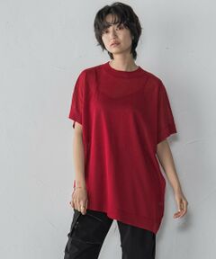 MAYSON GREY / メイソングレイ ニット・セーター | BACK釦アシンメトリーニットプルオーバー≪手洗い可能≫