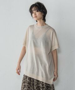 MAYSON GREY / メイソングレイ ニット・セーター | BACK釦アシンメトリーニットプルオーバー≪手洗い可能≫