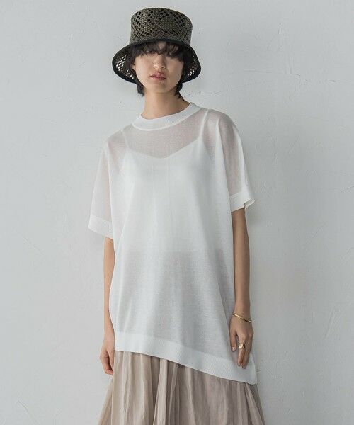 MAYSON GREY / メイソングレイ ニット・セーター | BACK釦アシンメトリーニットプルオーバー≪手洗い可能≫ | 詳細2