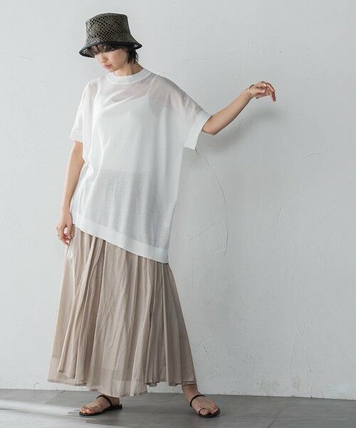 MAYSON GREY / メイソングレイ ニット・セーター | BACK釦アシンメトリーニットプルオーバー≪手洗い可能≫ | 詳細4