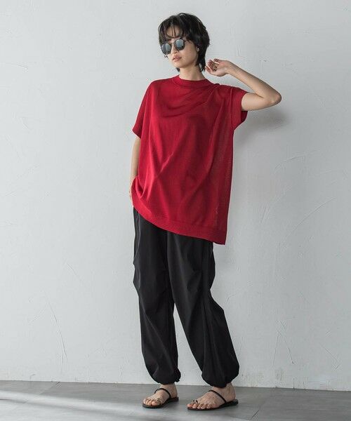 MAYSON GREY / メイソングレイ ニット・セーター | BACK釦アシンメトリーニットプルオーバー≪手洗い可能≫ | 詳細14