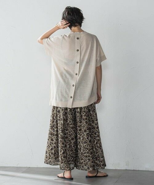 MAYSON GREY / メイソングレイ ニット・セーター | BACK釦アシンメトリーニットプルオーバー≪手洗い可能≫ | 詳細22