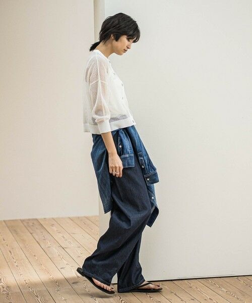 MAYSON GREY / メイソングレイ カーディガン・ボレロ | 透かし柄編みニットカーディガン≪手洗い可能≫ | 詳細4